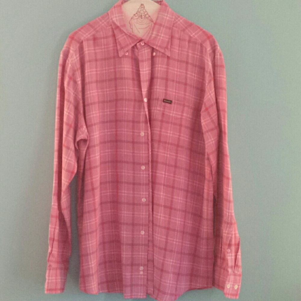 Faconnable Pink Button Down Shirt